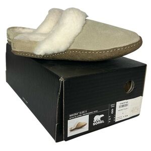 Sorel Nakisha Slide II Slippers British Tan Sz 8